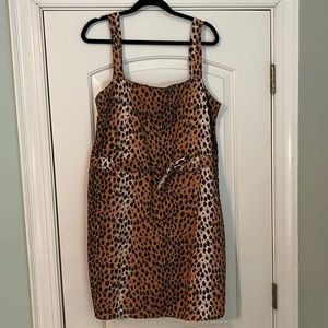 ASOS Tall cheetah print mini dress